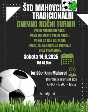 DNEVNO NOČNI TURNIR - ŠTD MAHOVCI
