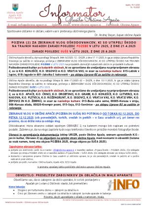 INFOrmator - 19. november 2025 (št. 15/2025)