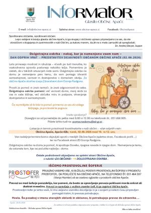 INFOrmator - 20.05.2026 (št. 8/2026)